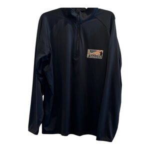 Team Salute - black Long Sleeve Pullover with Salute Patch- men’s large
